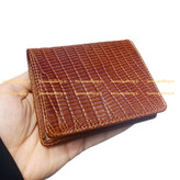 کیف پول چرم طبیعی جعبه دار مناسب هدیه زنانه و مردانه کد ۱۱۴