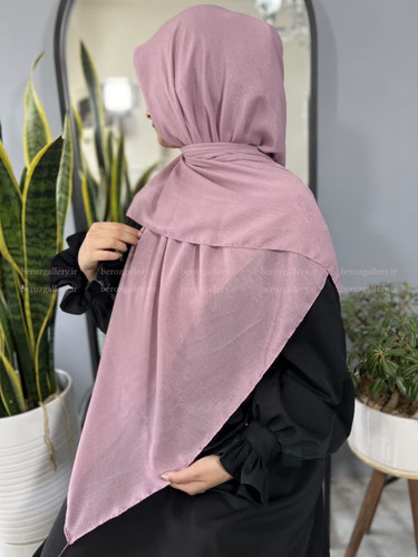 روسری نخی دنیز لمه دار قواره ۱۳۵ کد ۱۰۱۸