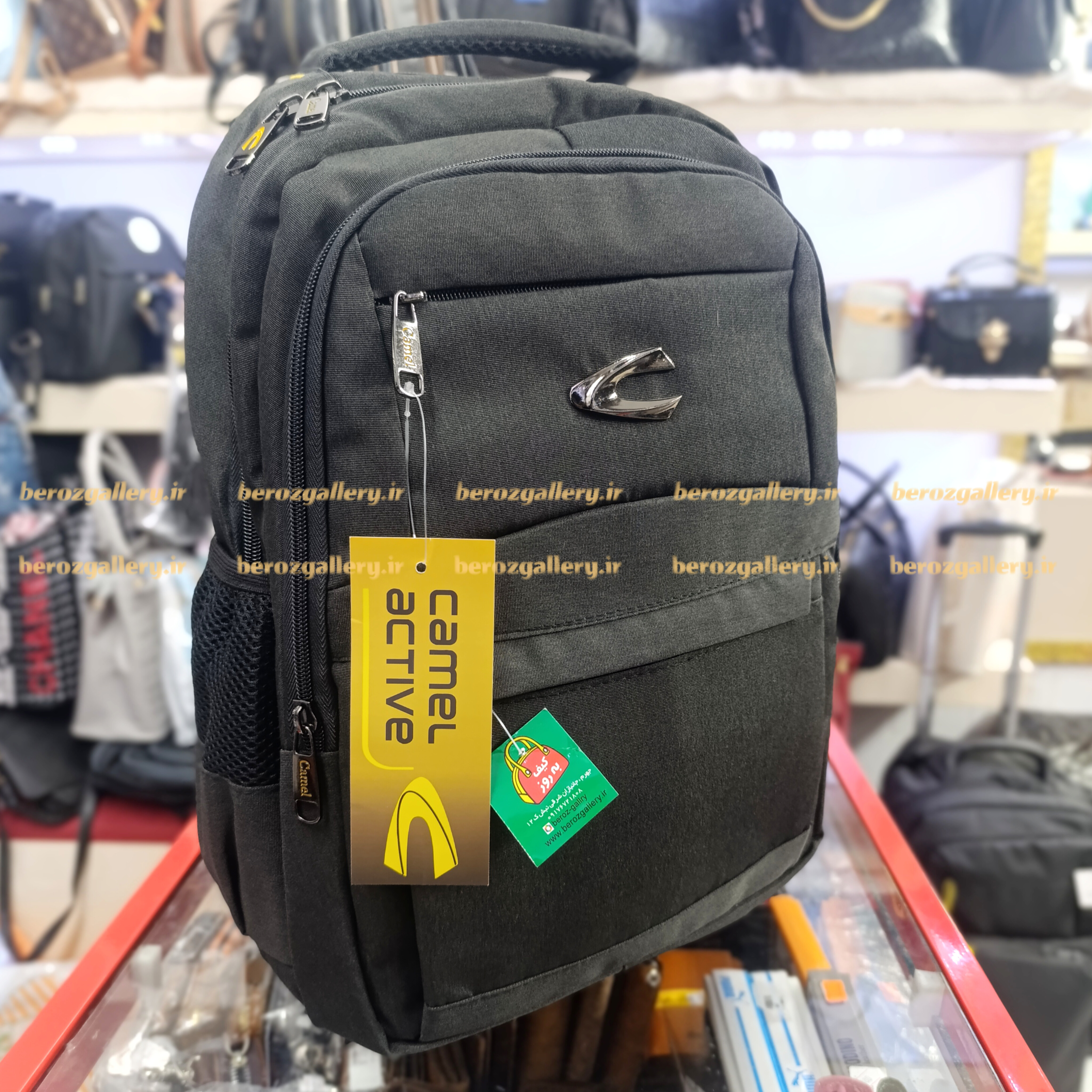 کوله پشتی بزرگ مدل کمل اکتیو جنس ملانژ کد k1