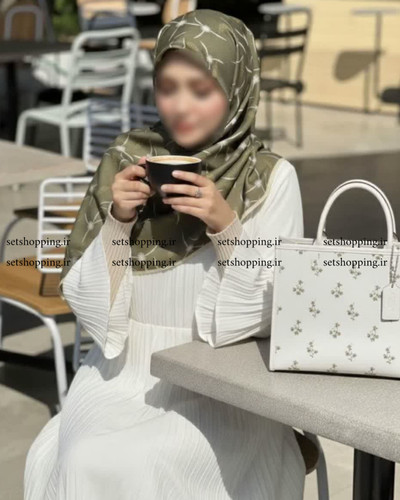 روسری نخی اعلا طرح تارا قواره ۱۴۰ کد ۱۰۲۱