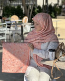 روسری نخی اعلا طرح تارا قواره ۱۴۰ کد ۱۰۲۱