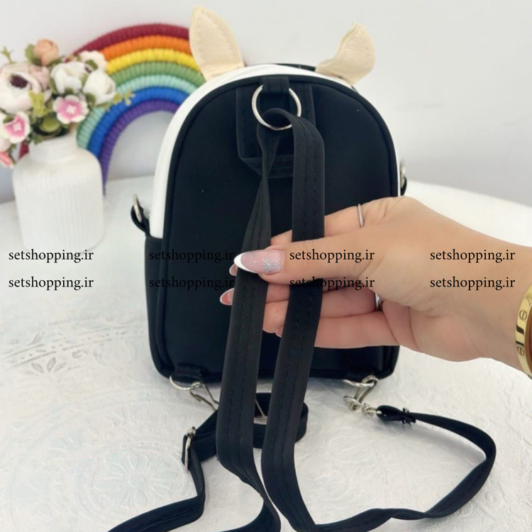 کیف دخترانه طرح خرگوشی سه کاره کد ۱۸۱