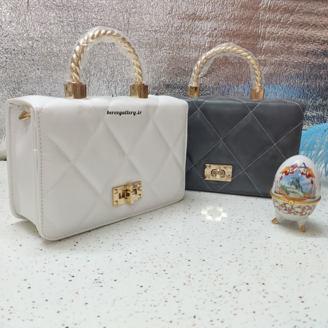 کیف زنانه قالبدار دسته دار کد ۱۸۴