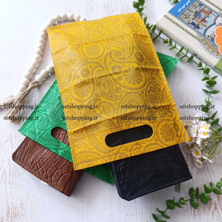 کیف پول و دسته چک چرم طبیعی کد ۱۸۹