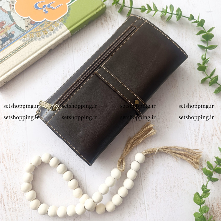 کیف پول مردانه چرم طبیعی گاوی کد ۲۰۵