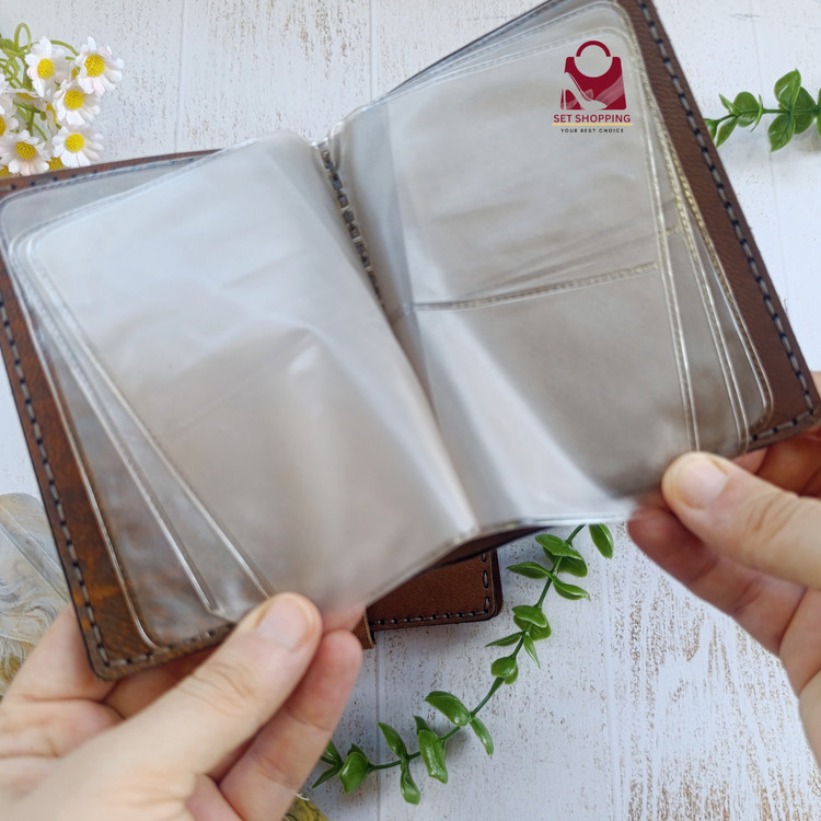کیف مدارک مردانه چرم شتری کد ۲۵۸