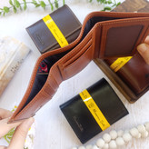 کیف پول جیبی مردانه چرم طبیعی جعبه چوبی کد ۲۶۸