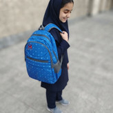 کوله پشتی نوجوانی ساتن برزنتی مدل ستاره کد k ۳۴