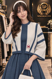 ست زنانه دخترانه کت و سارافون سوژین کد p 21