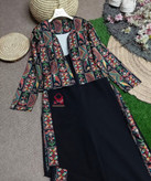 ست کت و آورال سولنی کالکشن یلدایی و مهمانی کد p 45