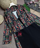 ست کت و آورال سولنی کالکشن یلدایی و مهمانی کد p 45